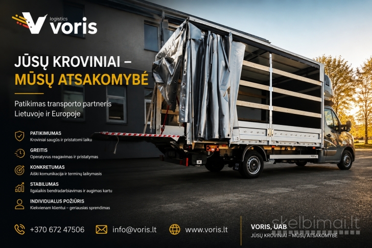 Kokybiškas transportas kainuoja mažiau nei vėluojantis transportas.
