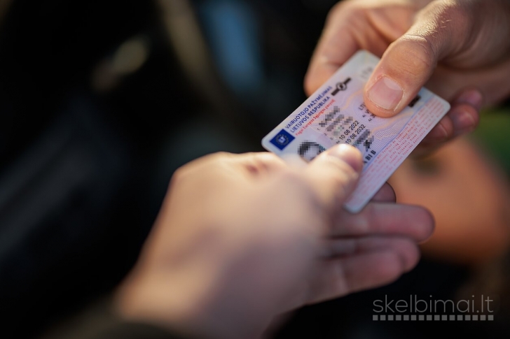 legalus vairuotojo pažymėjimas internetu