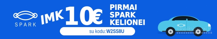 SPARK 10 EUR nuolaidos kodas