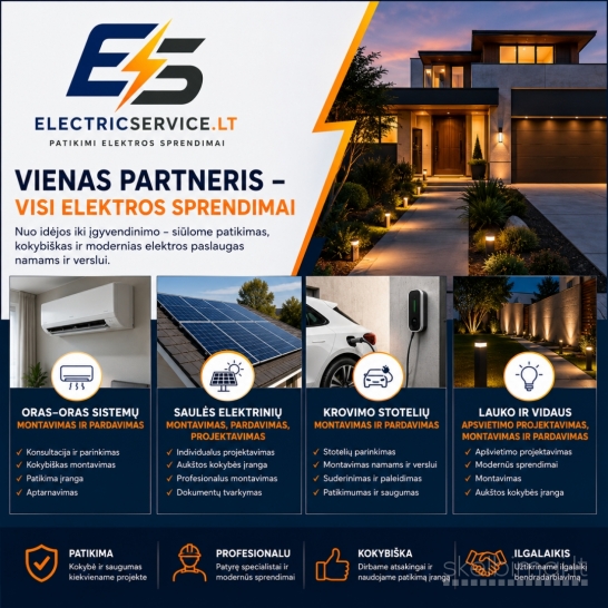 ElectricService.lt paslaugos