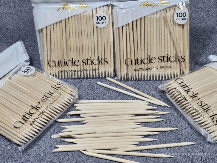 Apelsinmedžio pagaliukai nagų odelėms atstumti, 9.5cm, 100vnt.