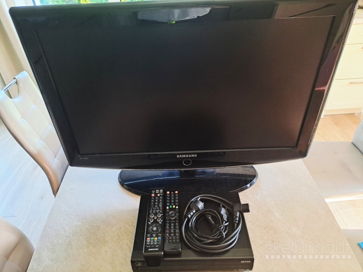 LCD televizorius Samsung 30' ir TV priedėlis Intek