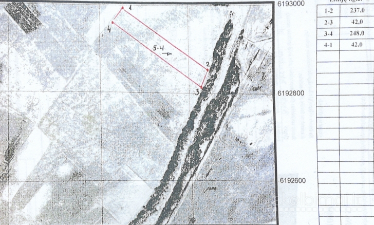 Parduodamas pigiai geroje vietoje 1,0200 ha žemės sklypas