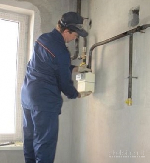 Dujinių Viryklių Prijungimas Dujų Skaitiklio perkilimas