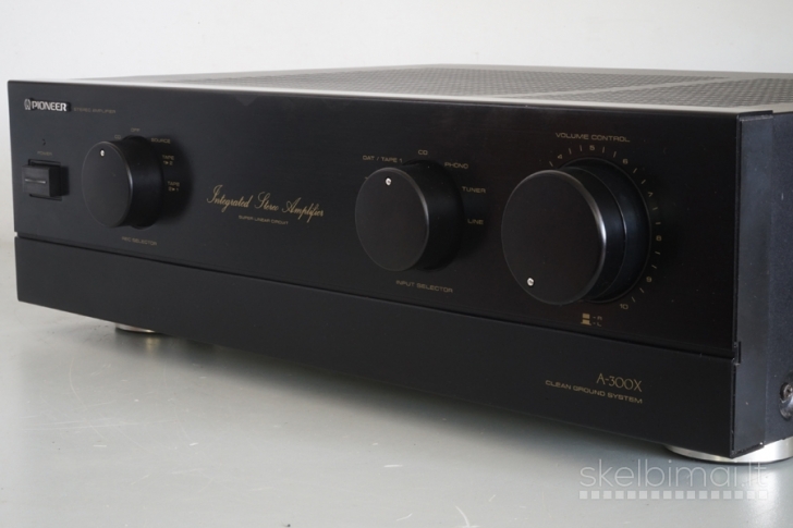 PIONEER A-300 stereo amplifier. 1991m. Made in Japan. Kaip Naujas.