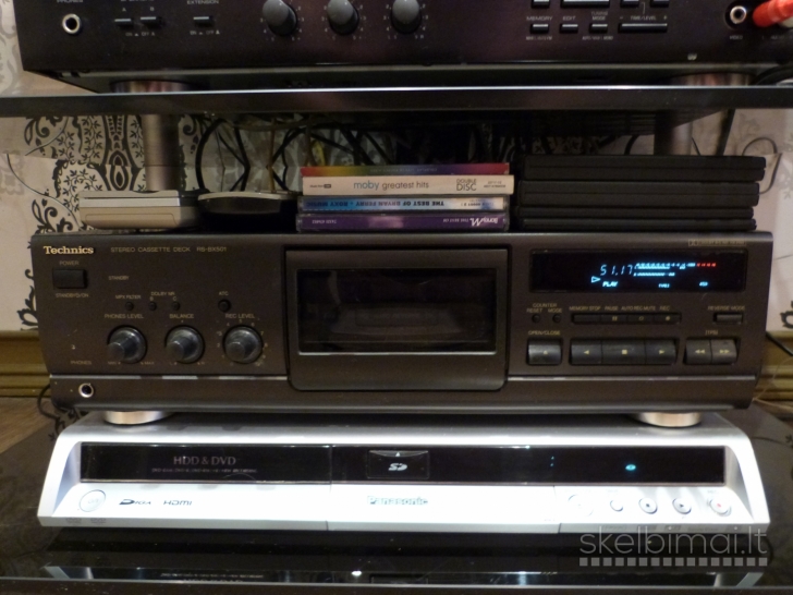 TECHNICS RS-BX501 Stereo Cassette Deck. Auto Reverse. Made in Japan.