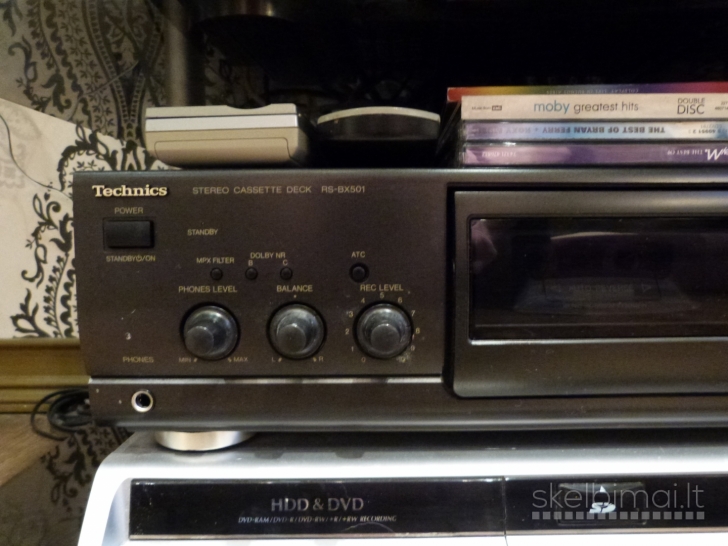 TECHNICS RS-BX501 Stereo Cassette Deck. Auto Reverse. Made in Japan.