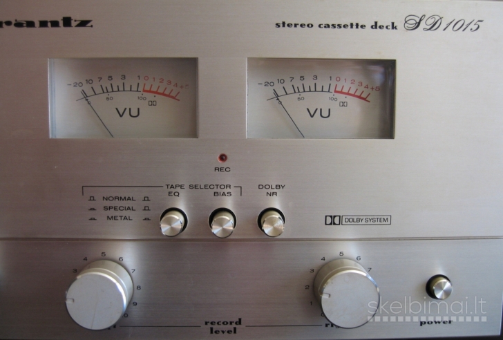 MARANTZ SD1015 Stereo Cassette Deck. 1980m. Geros būklės.