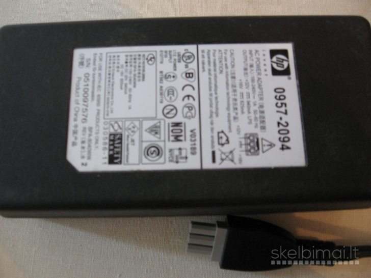 HP multifunkcinio įrenginio maitinimo šaltinis