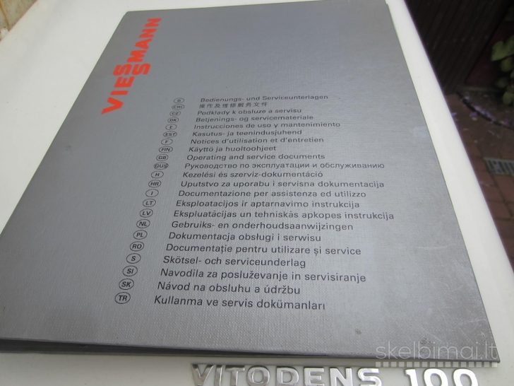 DUJINIS KONDENSACINIS KATILAS VIESSMANN VITODENS 100