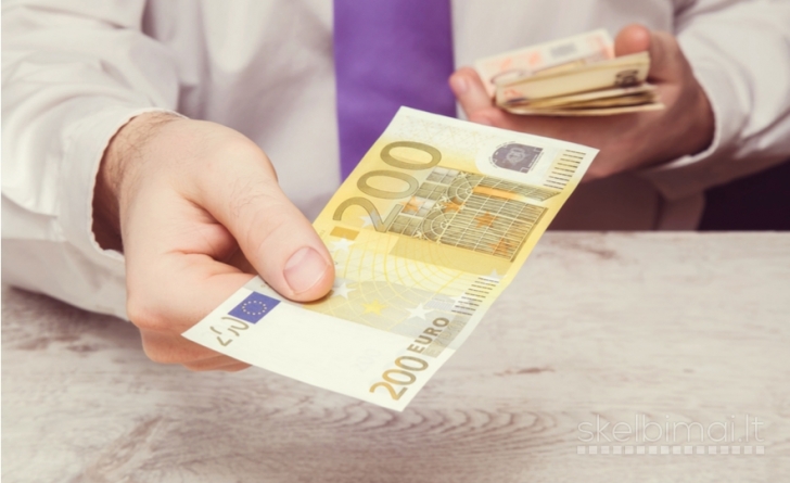 Greita paskolla nuo 1 000 € iki 500 000 000 € per 24 valandas.