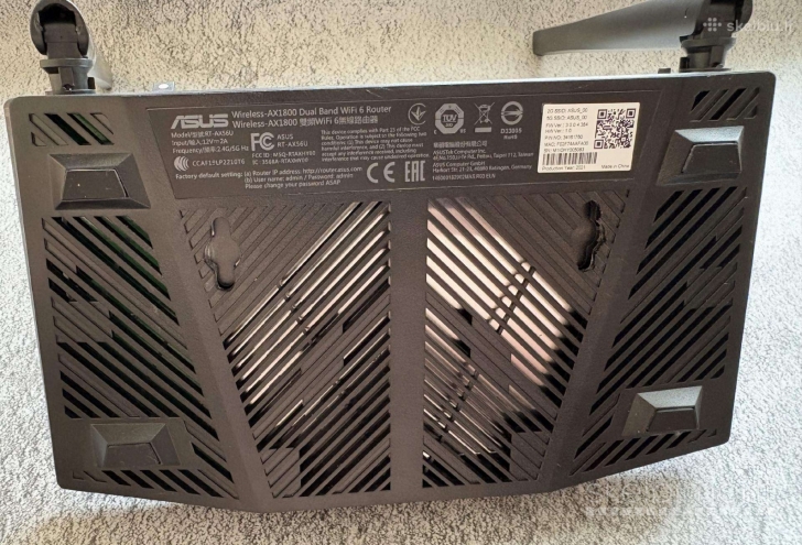 Asus RT-AX56U AX1800 Wifi 6 maršrutizatorius