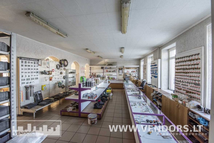 NUOMOJAMOS ĮVAIRIOS PATALPOS SU TERITORIJA ŠAKIŲ MIESTE, SODŲ G. 5.