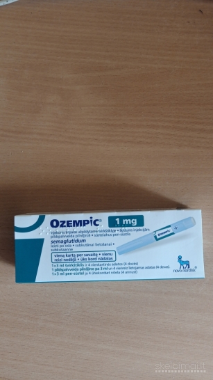 Turiu Ozempic 1 dėžute pirkta vaistinėje 1 mg 100€ Vilnius +37060476538