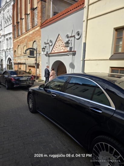 VIP Keleivių pervežimas Mercedes automobiliais