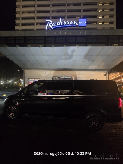 VIP Keleivių pervežimas Mercedes automobiliais