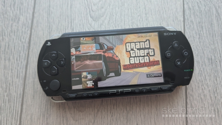 Atrištas PSP Fat 1004 64gb + 61 žaidimas