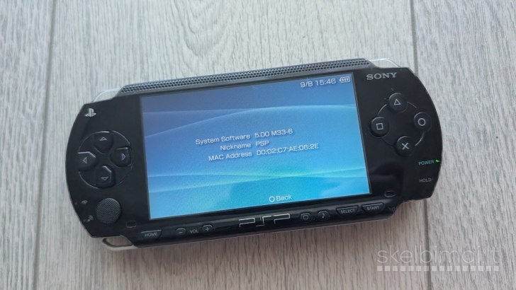 Atrištas PSP Fat 1004 64gb + 61 žaidimas