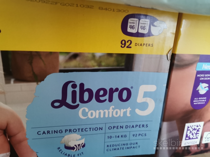 Sauskelnės Libero Pampers iš Norvegijos (pigiai)