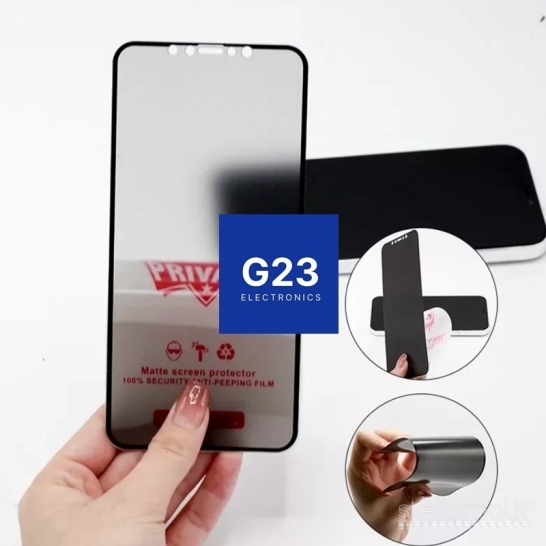1300 Matinis privatumo stiklas Xiaomi Redmi Note 12/Poco X5 – Lankstus 9H