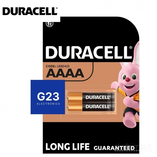 1308 AAAA LR8D425 2vnt Duracell baterijos elementai WWW.G23.LT