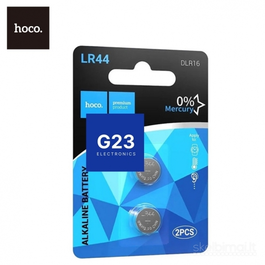 1310 AG13 LR44 2vnt Hoco baterija elementas WWW.G23.LT
