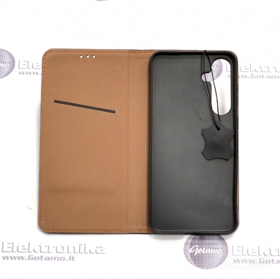 1311 Dėklas knygelė Gotamo Vintage Samsung Galaxy S25 Plus juodas