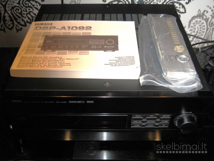 YAMAHA DSP-A1092 A/V Home Cinema 7.2 channels amplifier. 20kg. Made in Japan.