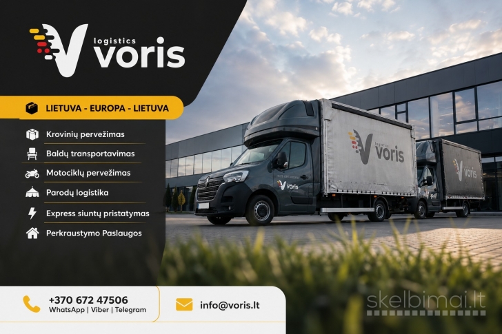 EXPRESS GREITIS KROVINIŲ PERVEŽIMAMS 24/7 LT-VISA EUROPA-LT