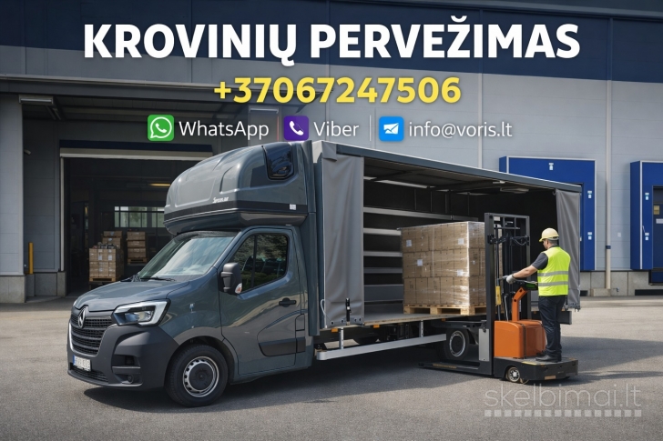EXPRESS GREITIS KROVINIŲ PERVEŽIMAMS 24/7 LT-VISA EUROPA-LT