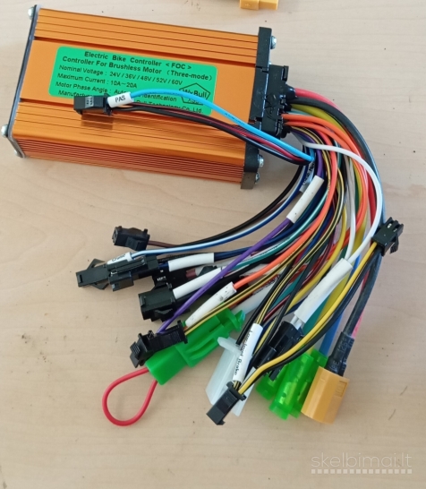 1300w valdiklis WxBull 24 / 36 / 48 / 52 / 60 V