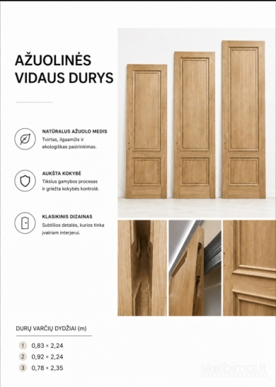 Nestandartinės durys, gamintos pagal užsakymą