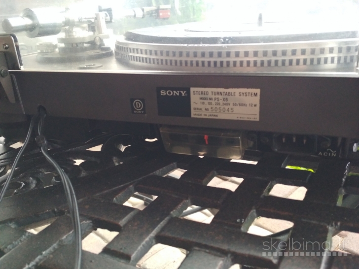 Sony Ps - X6 Plokštelių grotuvas