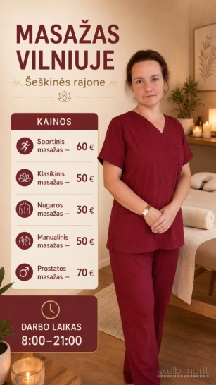 Profesionalus masažas Vilniuje 