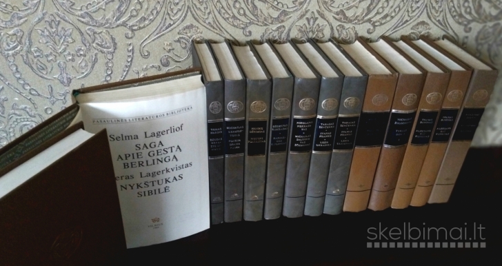 Pasaulinės literatūros biblioteka rinkinys viso 12vnt.