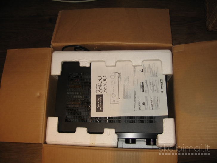 PIONEER A-300 stereo amplifier. 1991m. Made in Japan. Kaip Naujas.