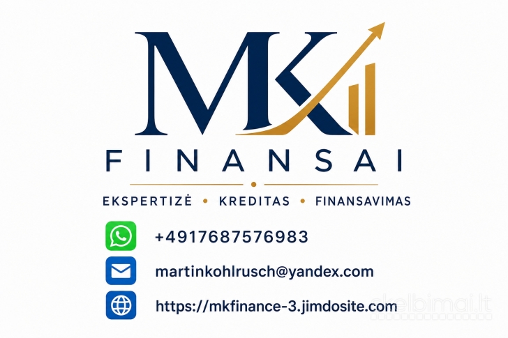 Ieškote lėšų? Finansavimas iki 520 000 €.
