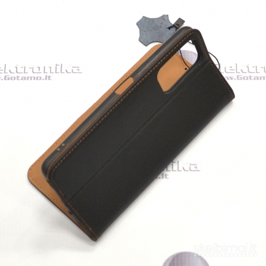 1313 Dėklas knygelė Xiaomi Redmi Note 10 Pro Gotamo Vintage natūrali oda G23.LT