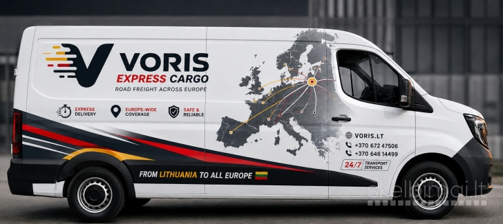 Lietuva - Olandija - Lietuva -- Express krovinio Paslaugos