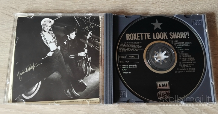 CD diskai Alice Cooper Nirvana Gnr Roxette
