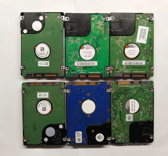 HDD sata 640gb 500gb 320gb geros būklės tested 