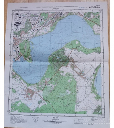 Lietuvos (Ltsr) kariniai topografiniai žemėlapiai