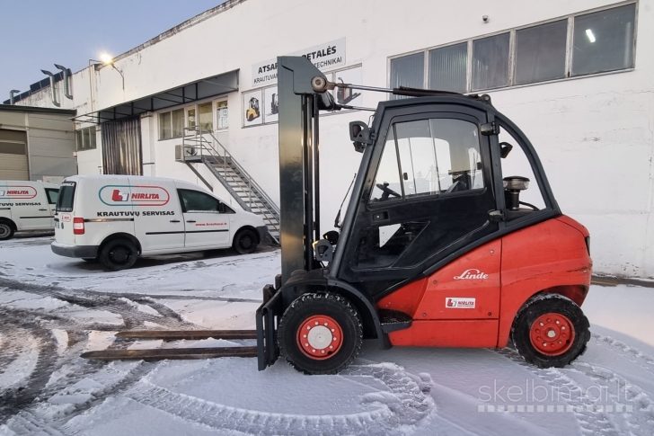 Naudotas dyzelinis šakinis krautuvas LINDE H40D – 2006 m., techniškai tvarkingas