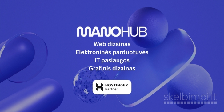 Profesionalių svetainių ir el. parduotuvių kūrimas, IT paslaugos | Manohub