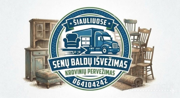 Daiktų išvežimas Šiauliai 06410424