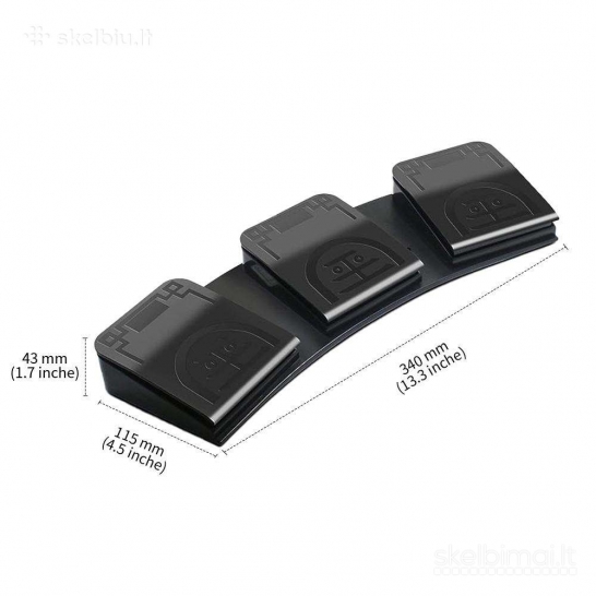 Programuojamas Usb pedalas / kojinė klaviatūra