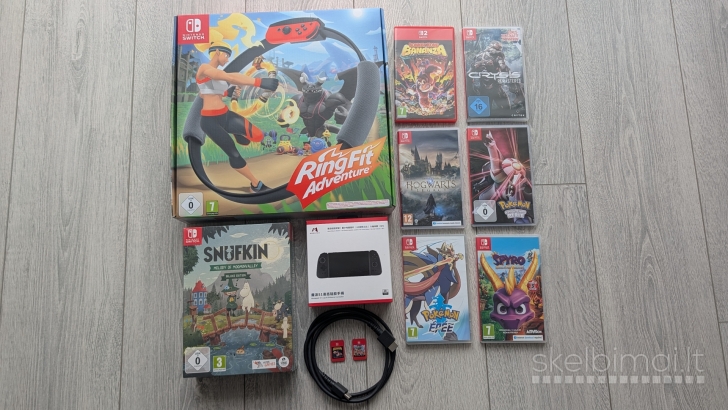 Nintendo Switch likučiai (V1, V2, Lite, Oled, Switch2)