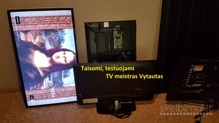 TELEVIZORIŲ REMONTAS Vilniuje kliento namuose ir TV taisykloje