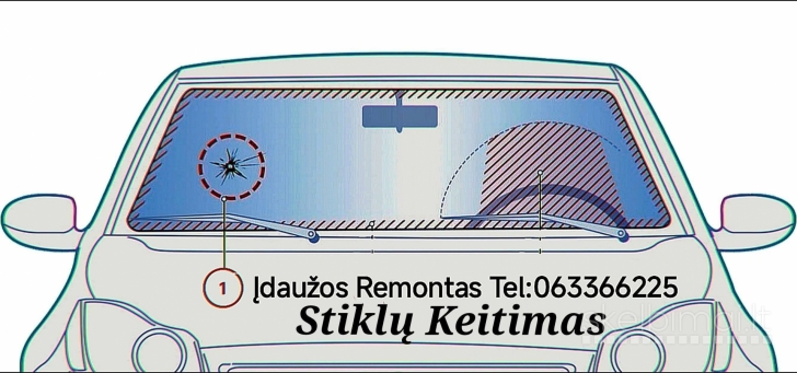 Automobilių Stiklų Keitimas Įdaužų Remontas