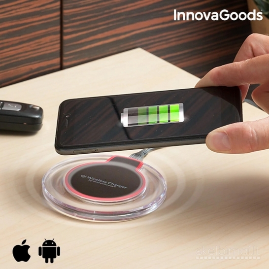 InnovaGoods Qi belaidis telefono įkroviklis